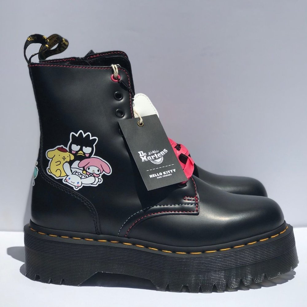 Dr Martens Black Hello Kitty & Friends Edition Jadon Boots (limited Edition) - Picture 4 of 6
